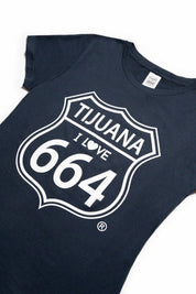 PLAYERA MUJER TIJUANA 664 - AZUL MARINO
