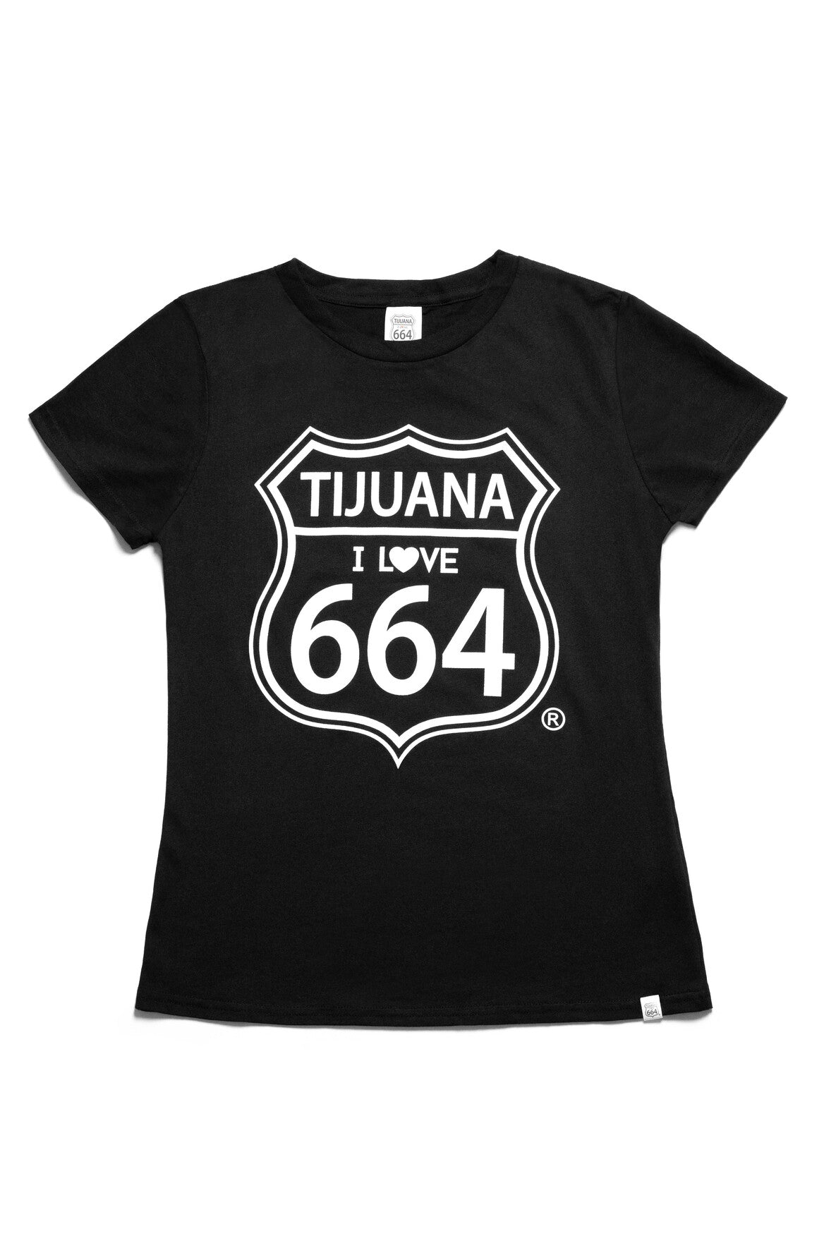 PLAYERA MUJER TIJUANA 664 - NEGRO