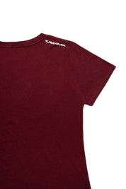PLAYERA MUJER TJ - GUINDA