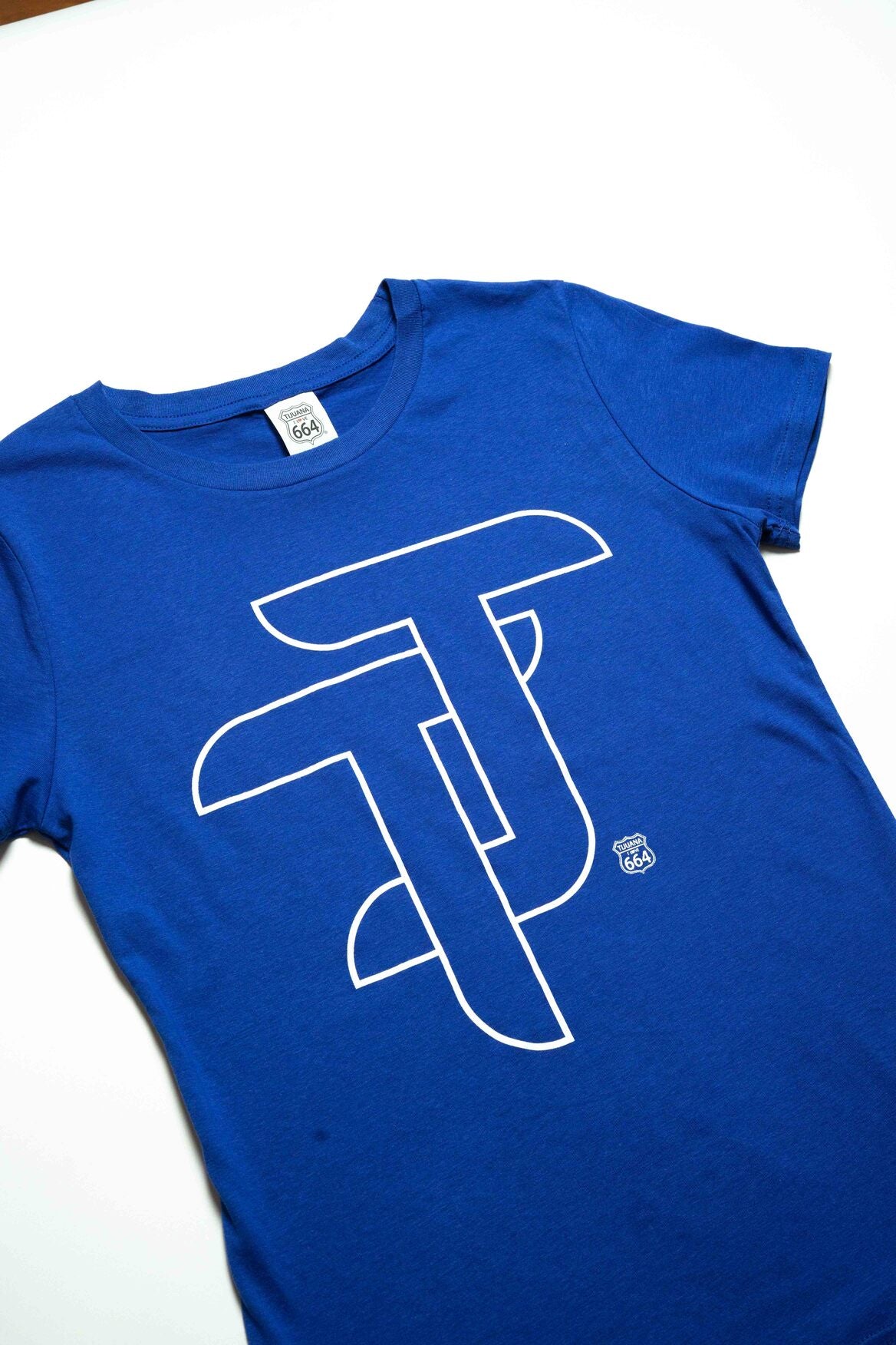 PLAYERA MUJER TJ - AZUL REY