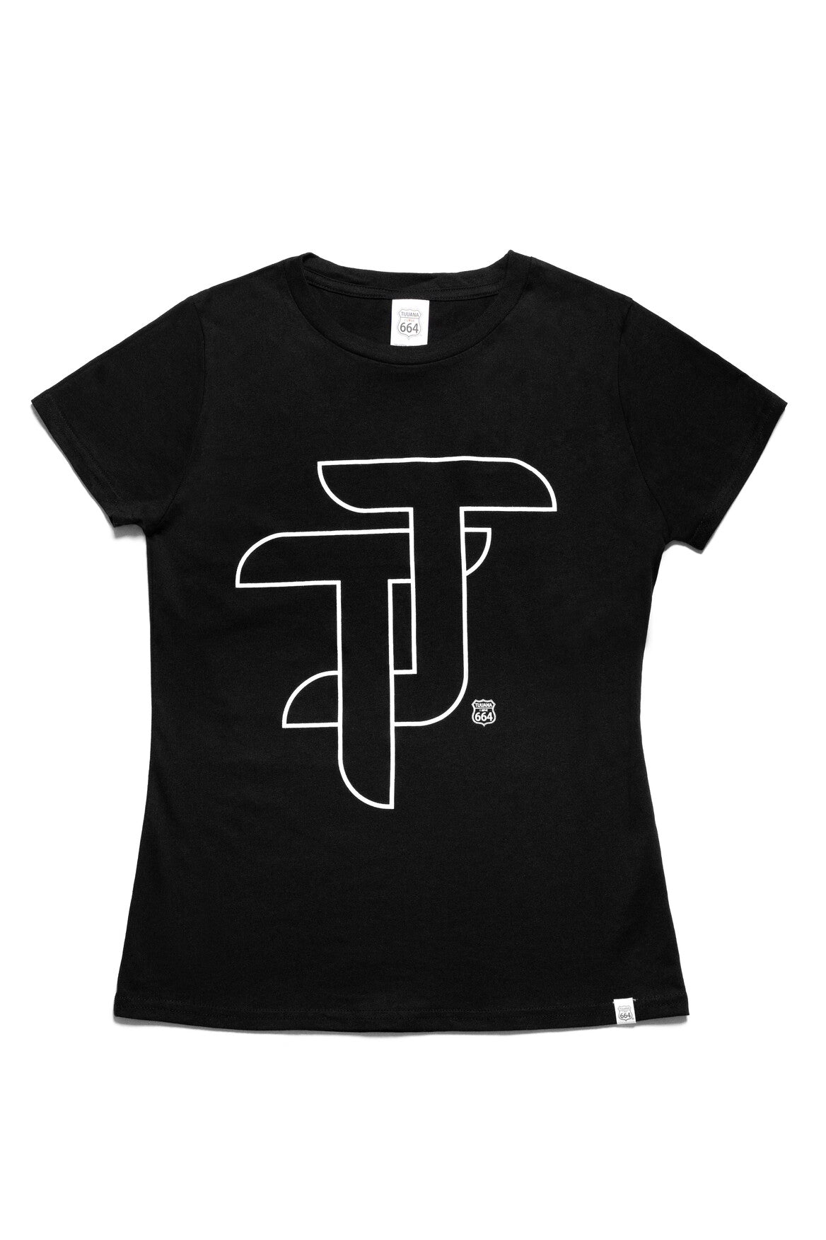 PLAYERA MUJER TJ - NEGRO