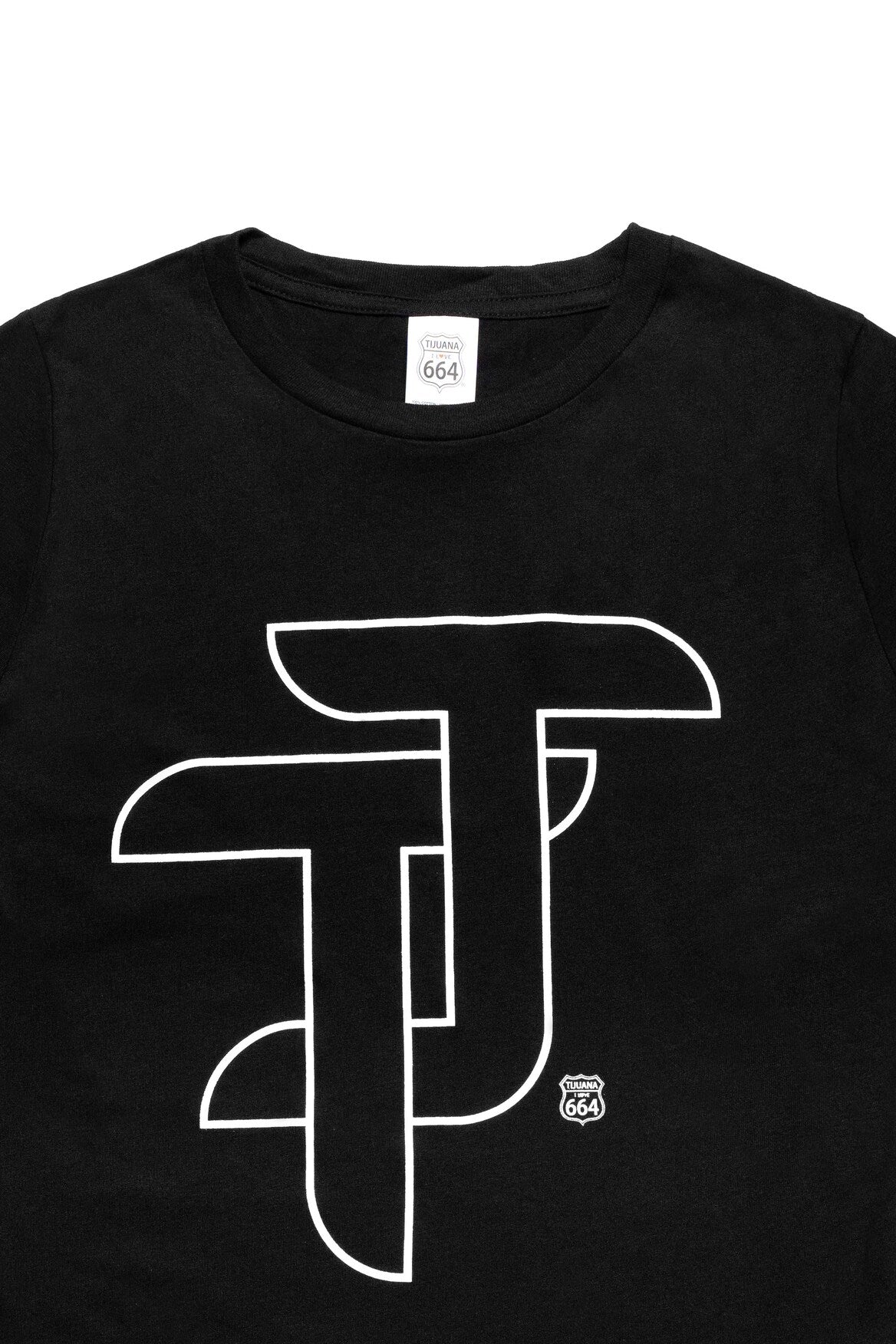 PLAYERA MUJER TJ - NEGRO