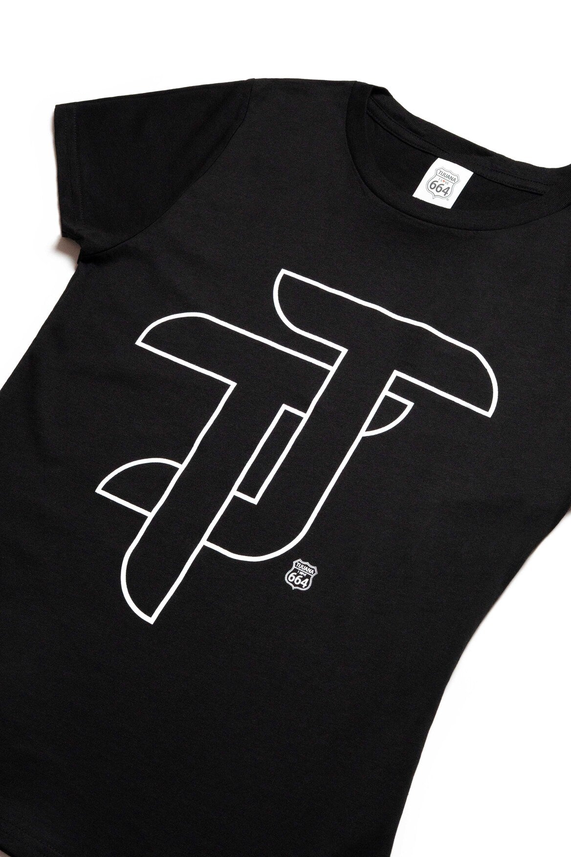 PLAYERA MUJER TJ - NEGRO