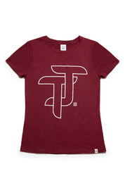 PLAYERA MUJER TJ - GUINDA