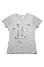 PLAYERA MUJER TJ - GRIS