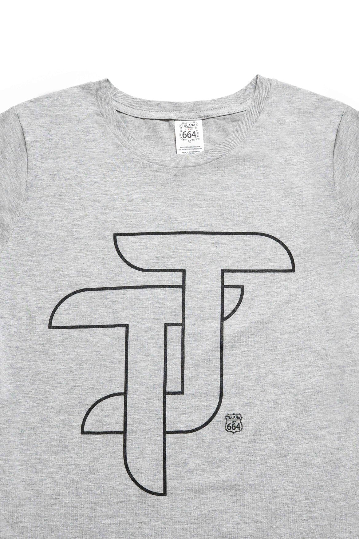 PLAYERA MUJER TJ - GRIS