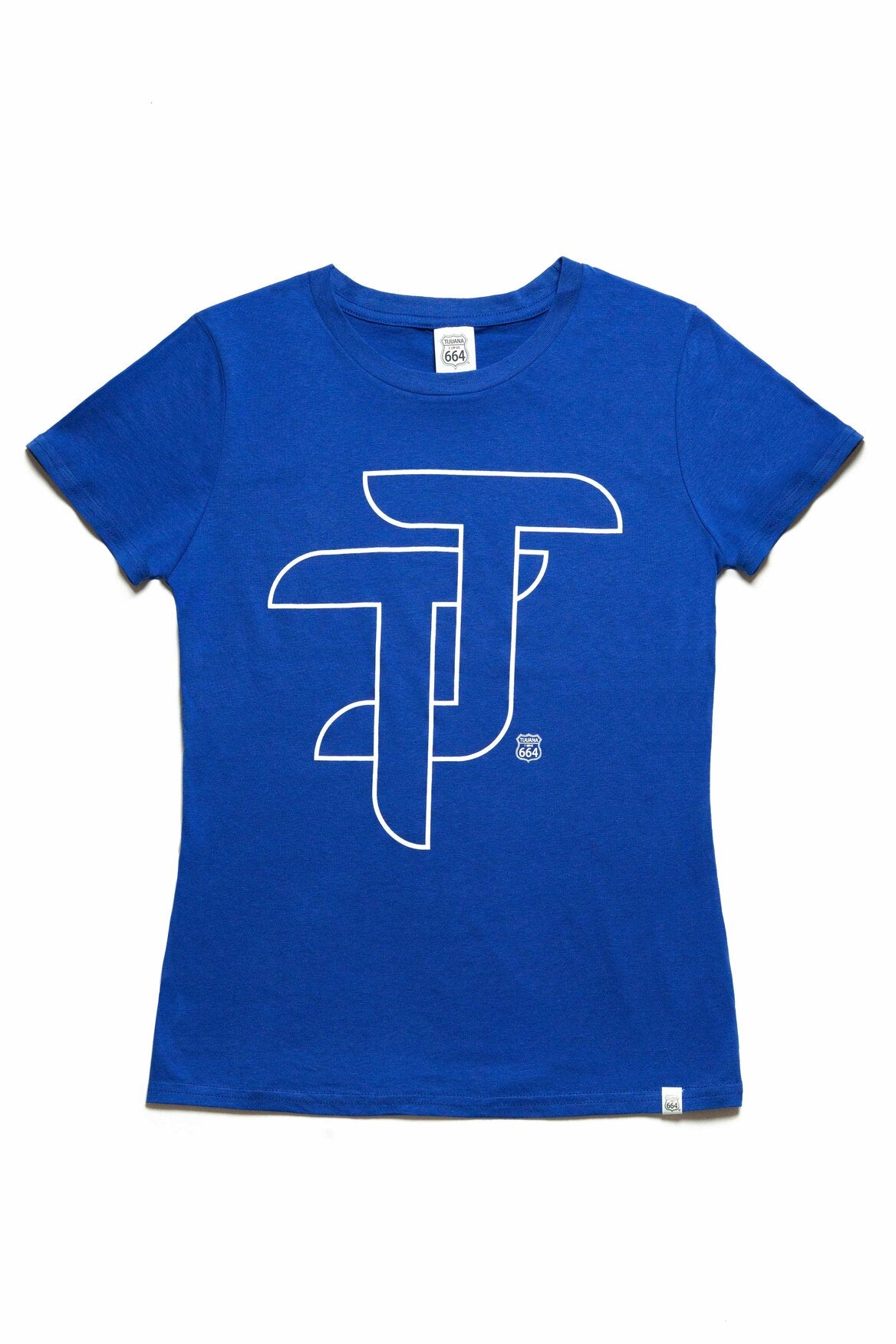 PLAYERA MUJER TJ - AZUL REY