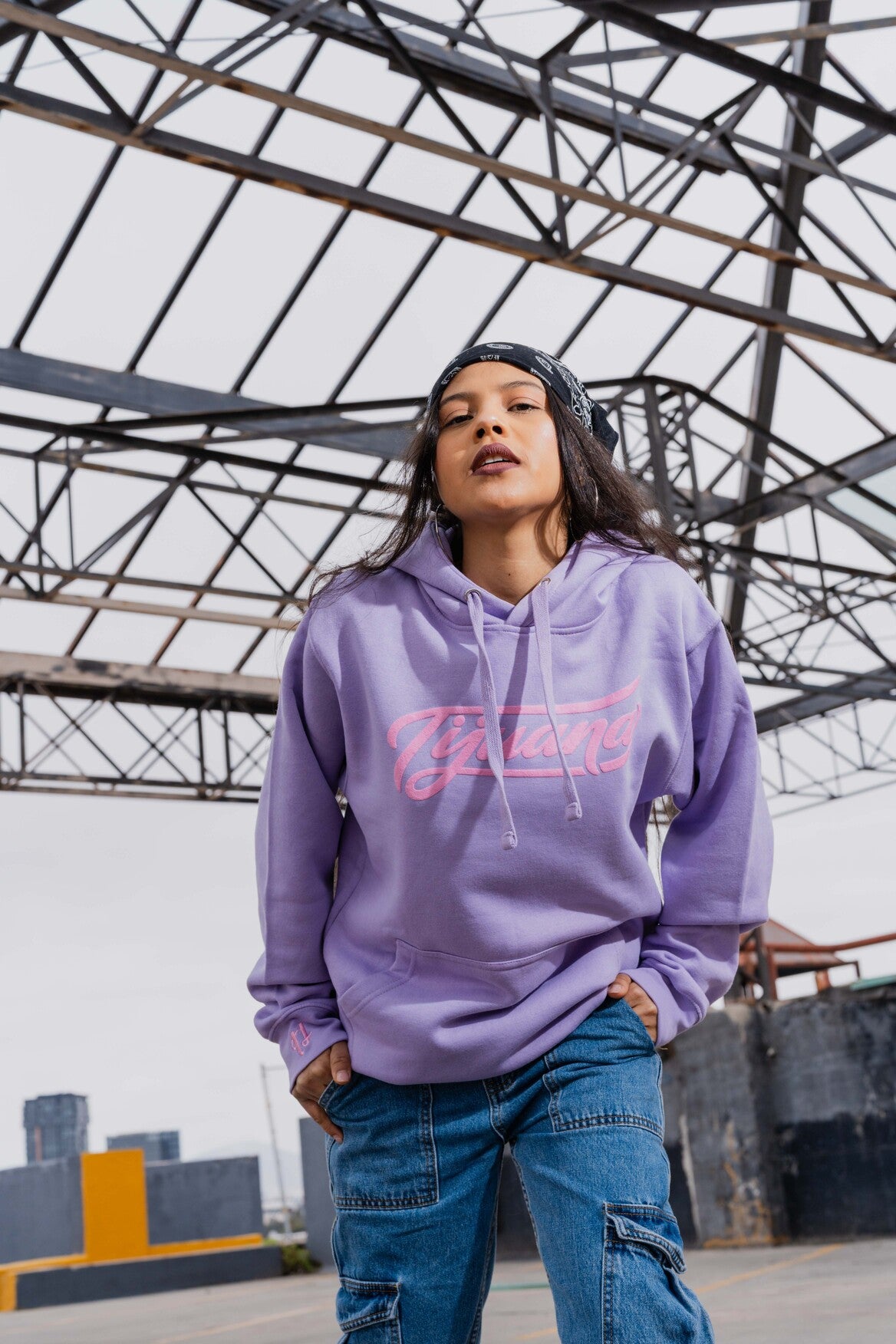 SUDADERA TIJUANA - LILA