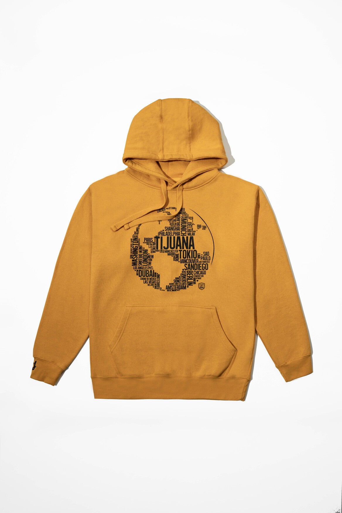 SUDADERA TIJUANA MUNDO - MOSTAZA
