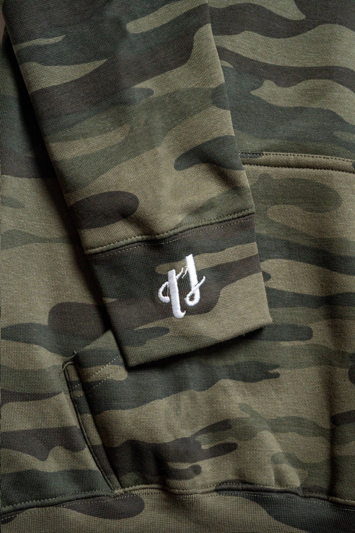 SUDADERA CAMUFLAJE - VERDE