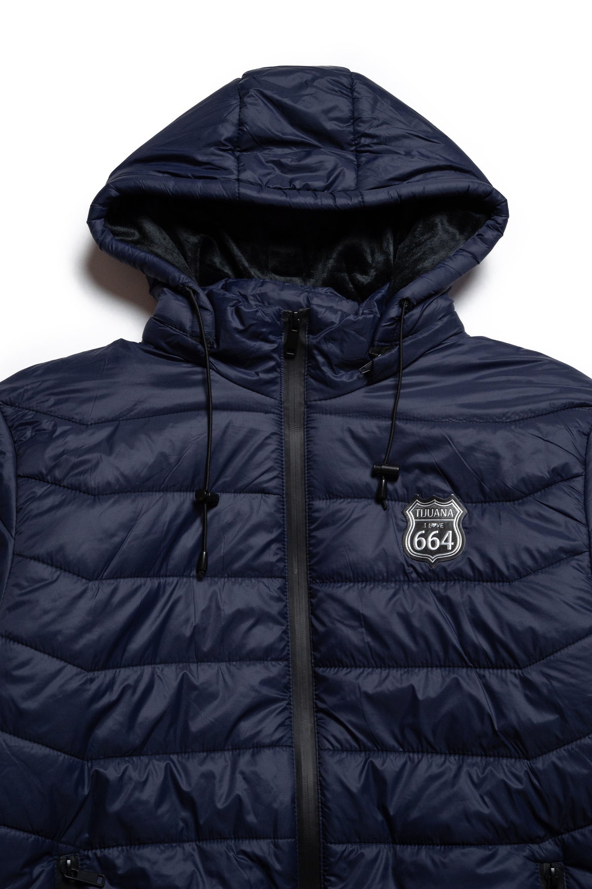 CHAMARRA BOMBER - AZUL MARINO