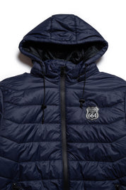 CHAMARRA BOMBER - AZUL MARINO