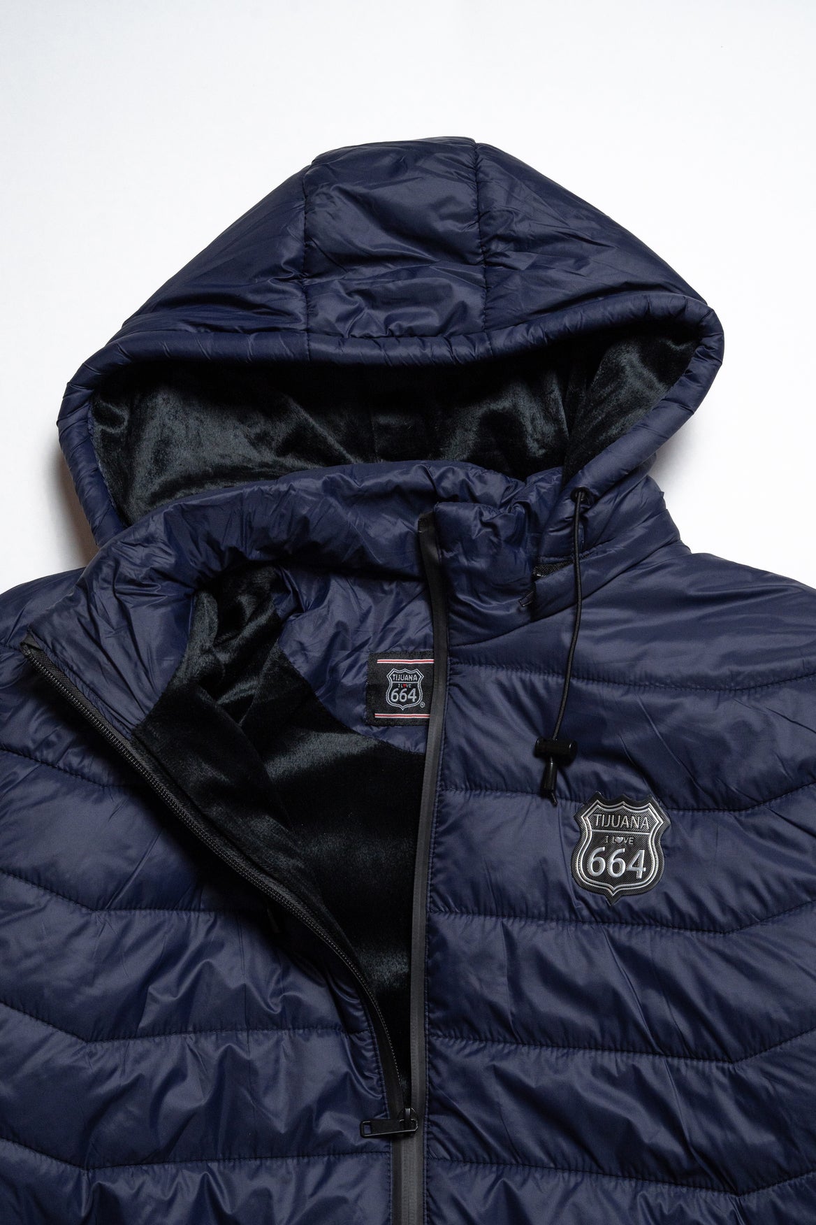 CHAMARRA BOMBER - AZUL MARINO