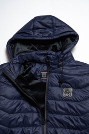 CHAMARRA BOMBER - AZUL MARINO