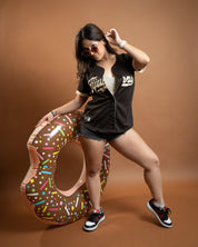JERSEY BASEBALL TIJUANA MUJER - CHOCOLATE