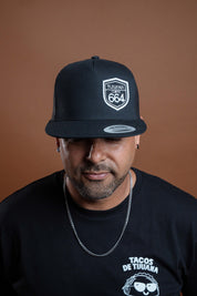 GORRA PLANA  664 TIJUANA - NEGRA